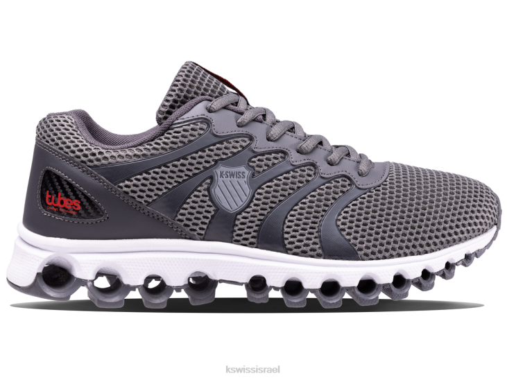 גברים אספלט/שחור ג'ט/כתום חריף צינורות 200 Z2PR167 K-Swiss נעליים