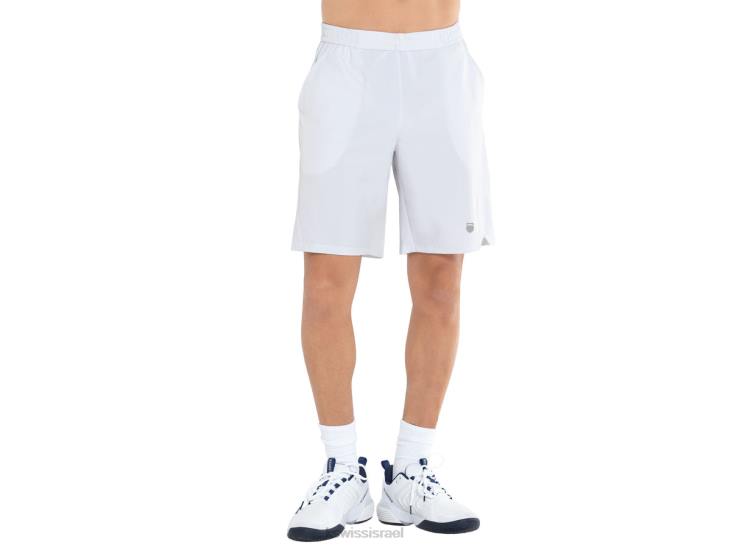 גברים לבן מטען קצר-9 אינץ' Z2PR198 K-Swiss לבוש