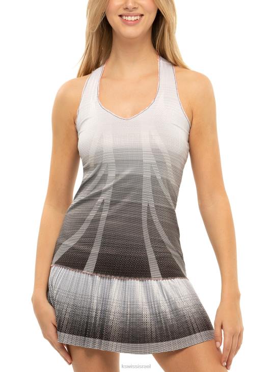 נשים שָׁחוֹר קפל של מיכל הלילה Z2PR523 K-Swiss שמלות