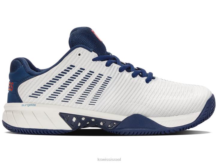 גברים בלאן דה בלאן / אופל כחול / סוכרייה על מקל hypercourt express 2 hb Z2PR11 K-Swiss נעליים